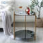 Table de bout haute en verre Elsemarie-1080427528