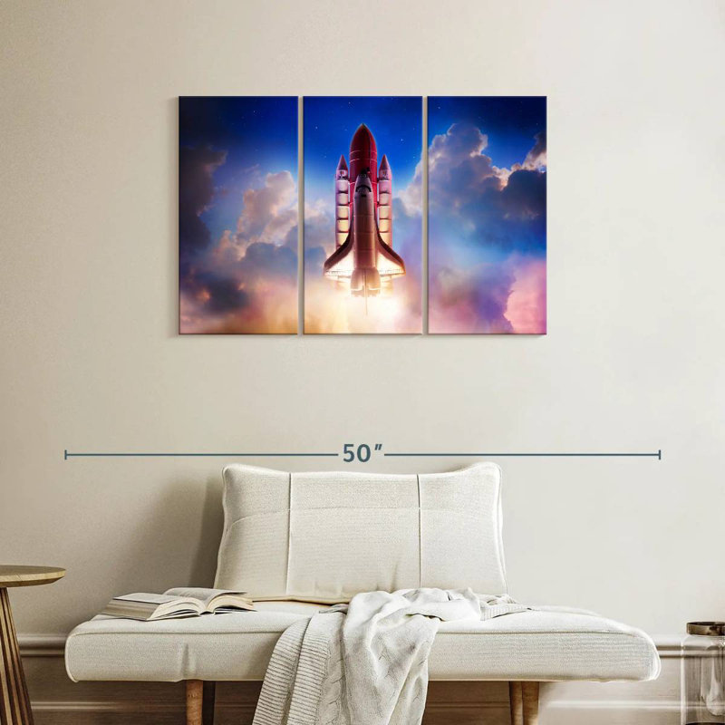 Oberle Rocket To The Sky, 24" H x 38" W