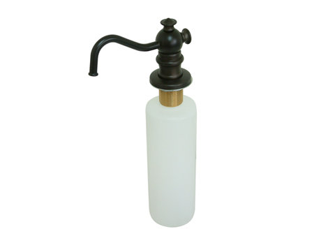 Distributeur de savon décoratif, Bronze huilé