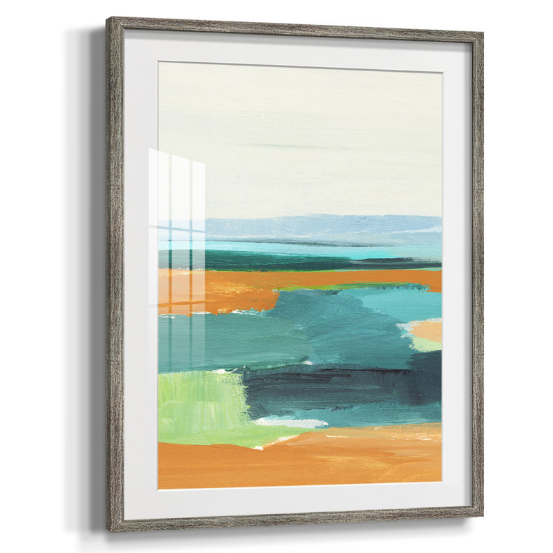 Shifting III, reproduction encadrée, Blanc, Papier encadré argent vieilli