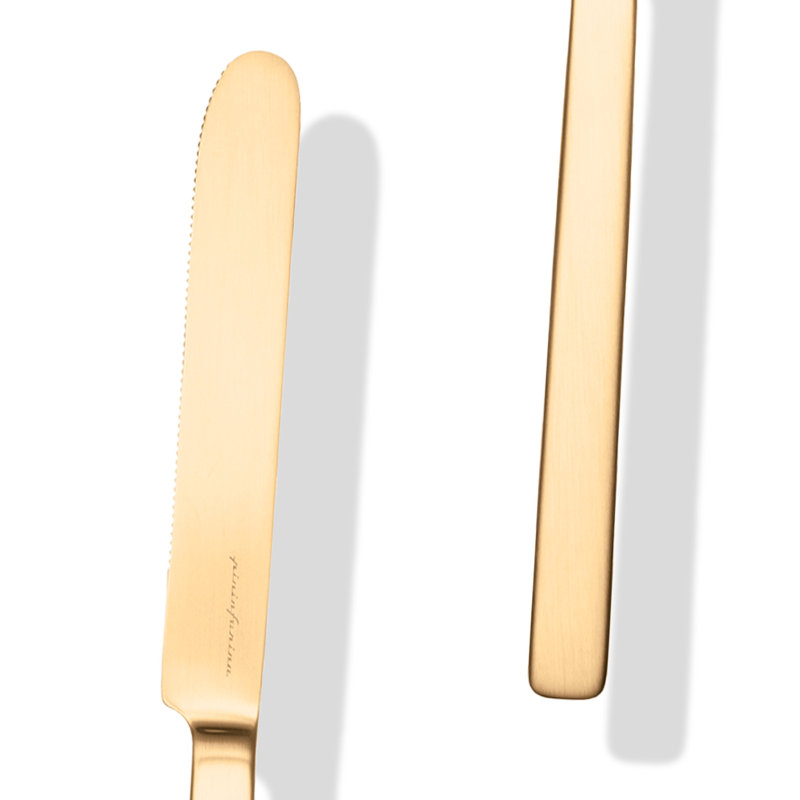 Ensemble de 5 pièces champagne Stile, Or givré