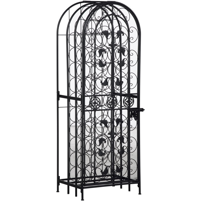 Rack Wrought Iron Wine Rack