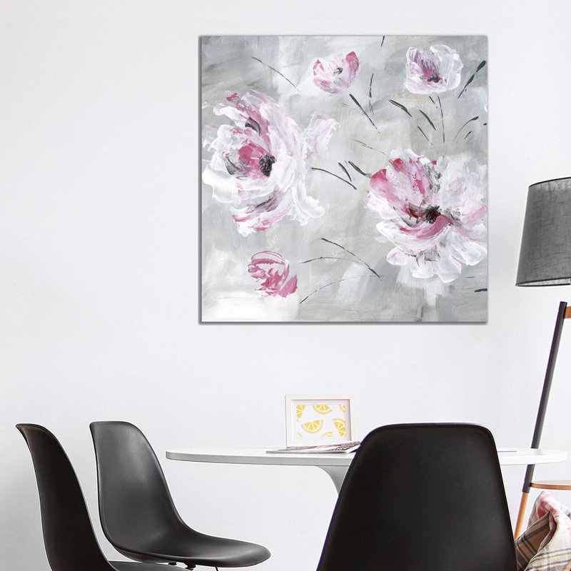 Blush Bloom by Katrina Craven - Wrapped Canvas Gallery-Wrapped Canvas Giclée, 93.98 cm H x 93.98 cm W x 1.91 cm D
