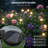 Solar Firefly Lights Outdoor Waterproof, 4 Pack 40 LED Starburst Swaying Lights, Solar Garden Lights Swaying When Wind Blows, Decorative Solar Powered Lights for Yard Patio Pathway Garden Decor, Unique Gifts for Women