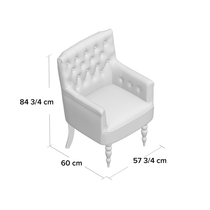 Jolie Upholstered Armchair, Olive
