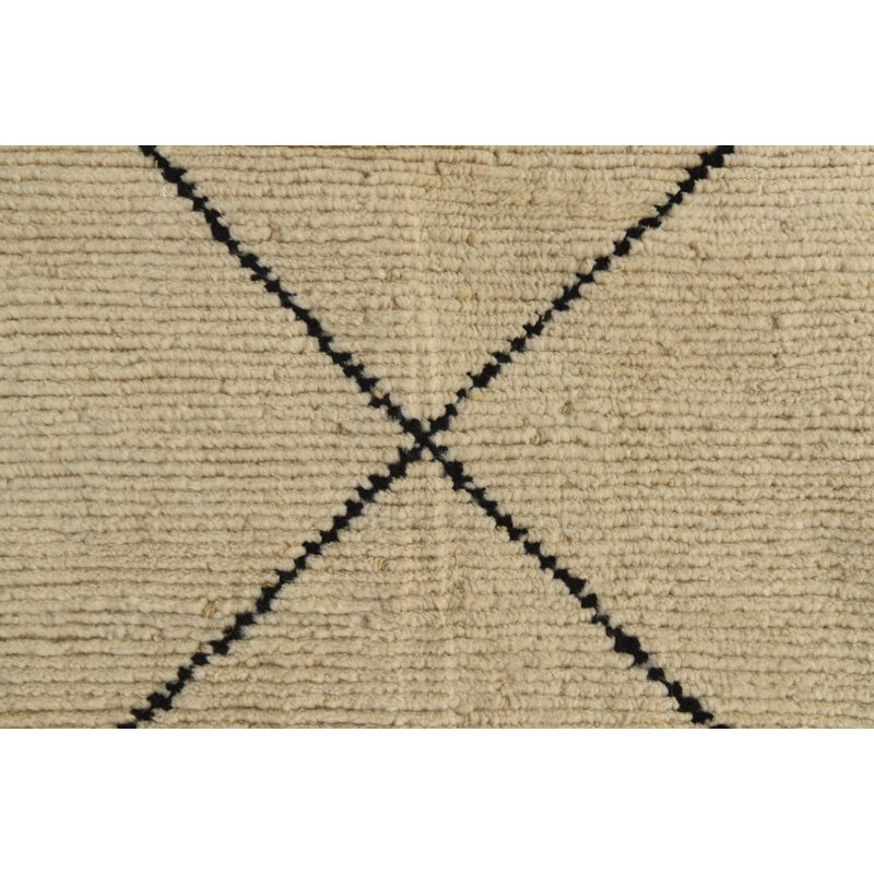 Tapis noir Ottilie