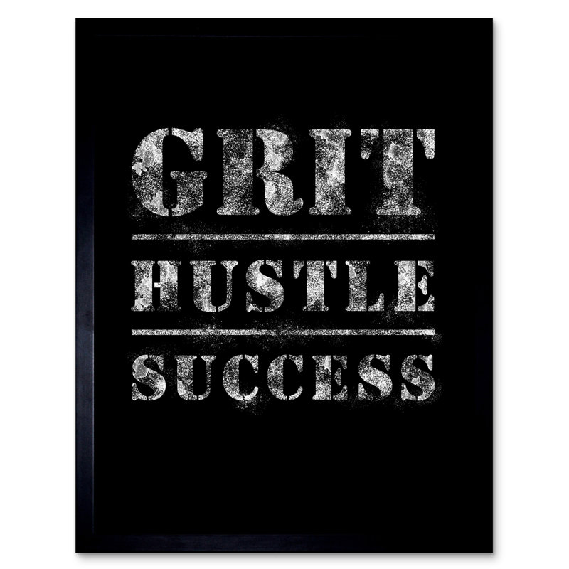 Grit Hustle - Single Picture Frame Print