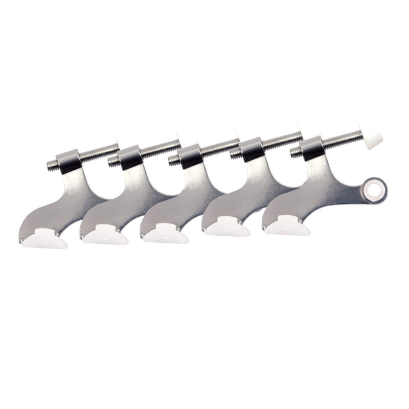Zinc Hinge Pin Stop, Satin Nickel