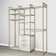 California Closets® The Everyday System™ 72" W 20" D Double Hanging & Shoe Storage Modular Closet System