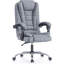 High Back Swivel Office Chair, Executive Chair in Gray Fabric-1720995682