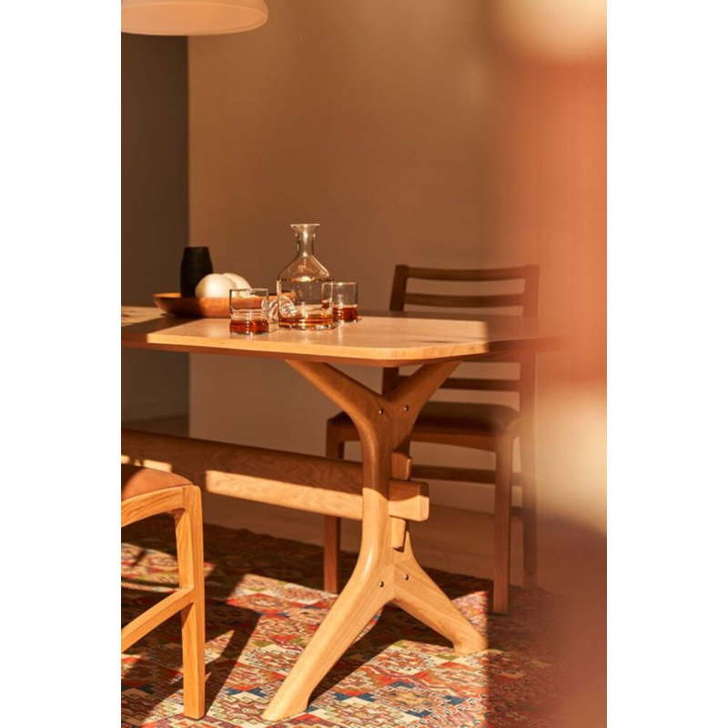 Osage 90" Dining Table, White Oak