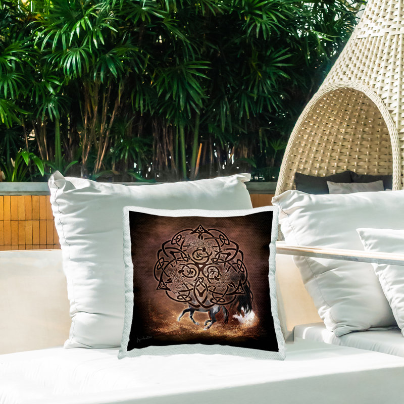Geometric Outdoor Throw Pillow
