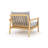 Maia Teak Club Chair, Granite Cushion-122886862