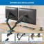 Dual Monitor Mount With Spring Arms