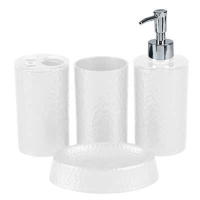 Ensemble d'accessoires pour salle de bain 4 pièces