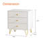 Lafitte 21.6'' H 3 Drawer Bachelor's Chest-427145805