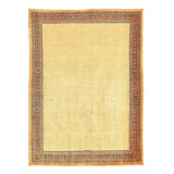 Canvello Ivory Fine Hand Knotted Silkroad Gabbeh 3'6'' X 4'11''