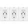 4A USB Wall Outlet Charger, 15A Tamper Resistant Decorator Receptacle