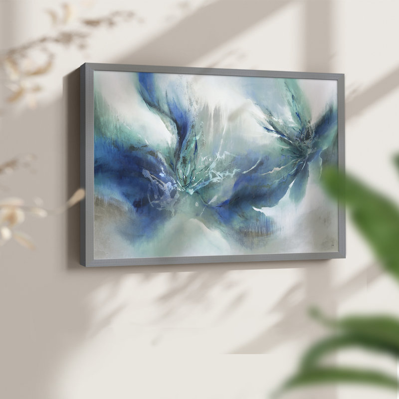 Allure Flickers II -Framed Print - Restickable, 22" H x 28" W, Grey