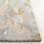 Tapis floral beige / rose / bleu en laine / coton touffeté à la main Anund-278048996