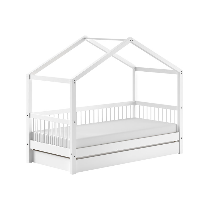 FORREST Buche European Single (90 X 200Cm) Solid Wood Bed with Trundle by Vipack
