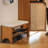 Brown Upholstered Bench