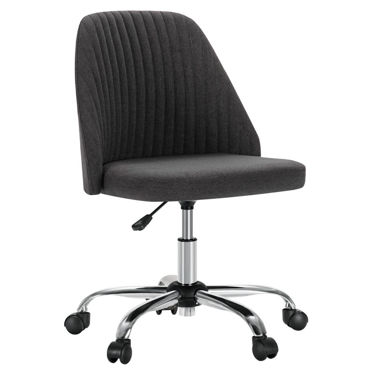 Task Chair Office Desk Chair Make Up Chair With Wheels(Set Of 2)