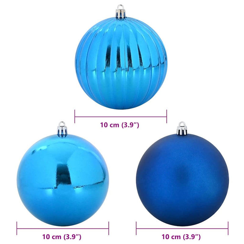 vidaXL Christmas Bauble XL, Blue