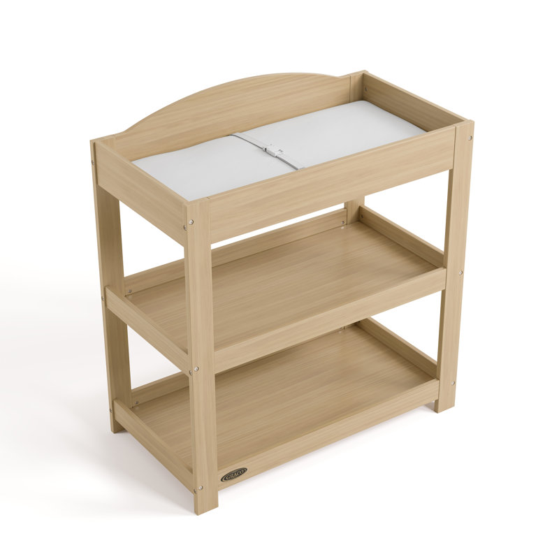 Graco Customizable Changing Table with Pad, Driftwood