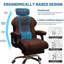 HDHNBA High Back Height Adjustable Swivel Ergonomic Office Chair With Extra Wide Cushion-921926108