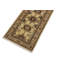 Tapis de couloir oriental brun clair / brun en laine noué à la main 2 pi 6 po x 9 pi 5 po Grigori