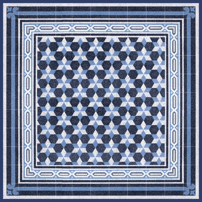 Italian Mosaici III - Wrapped Canvas Painting