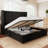 Leesburg Upholstered Wingback Storage Bed-1199468025-1199468007