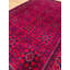 Tapis en laine et coton rouge noué à la main Original