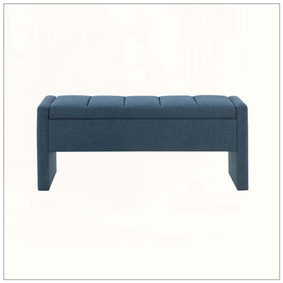 Modern Bed End Bench with Storage