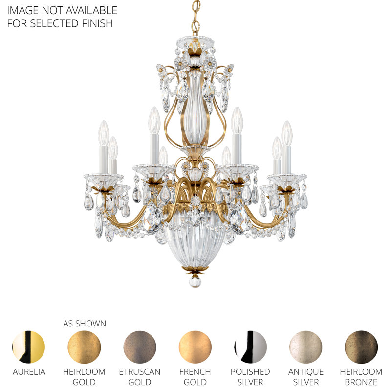 Bagatelle 11 - Light Chandelier, Etruscan Gold, Spectra Crystal