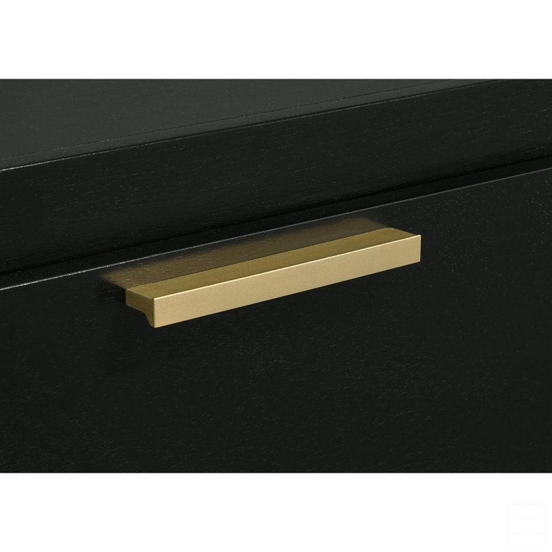 Commode 4 tiroirs, Noir