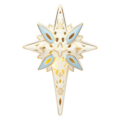 Figurine étoile éclairée First Blessing Nativity