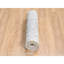 Tapis de couloir oriental 2 pi 6 po x 5 pi 10 po en laine et soie pure noué à la main à motif persan effacé gris argenté