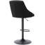 Tabouret de bar pivotant avec dossier, tabouret de bar touffeté en tissu réglable, fauteuil de bar rembourré à hauteur de comptoir pour la cuisine et le café-950477529-950477531