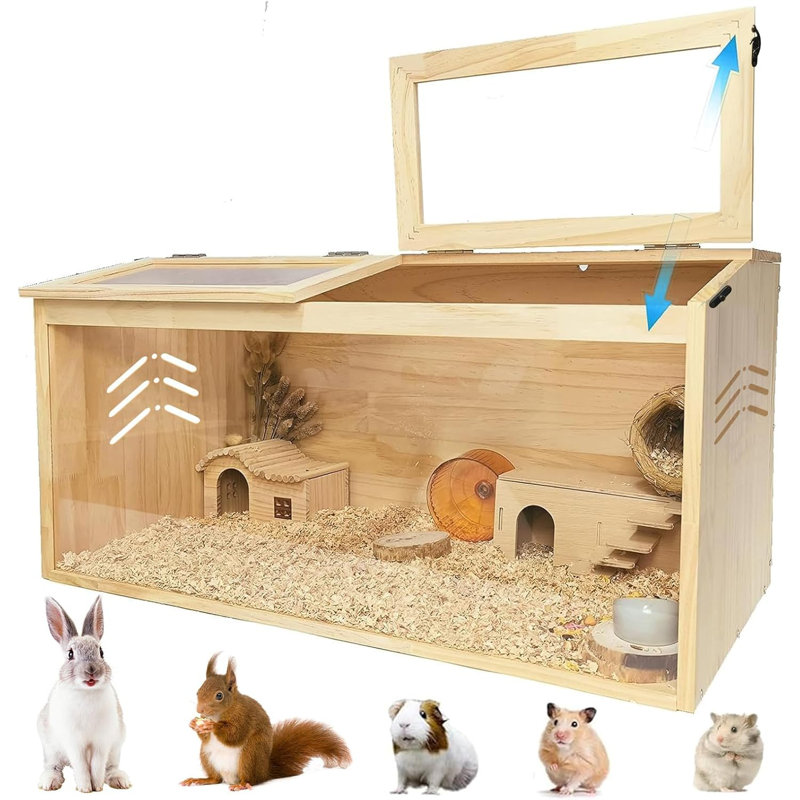 Hamster Cage, 40cm H x 40cm W x 80cm D