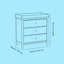 Sasha 3 Drawer Chest With Changing Topper-102597197