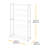 Shoe Rack - 21-Pair - White