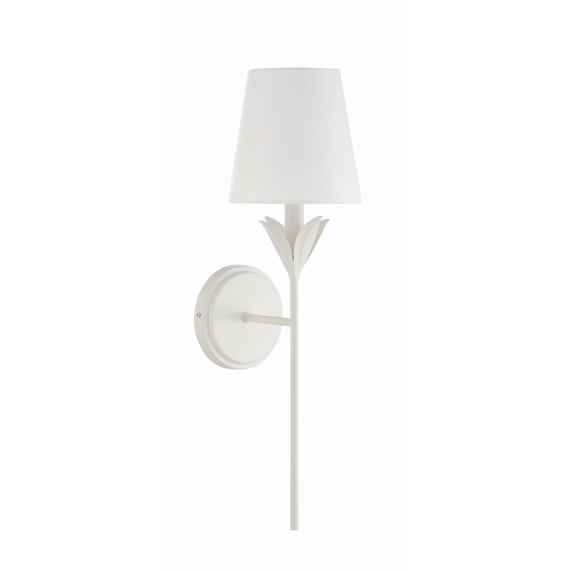 Applique murale en acier Margo, Blanc mat