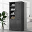 Armoire de rangement pour salle de bain avec portes et tiroirs-1272800013