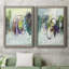 Déplacement sur I - ensemble de 2 peintures sur toile encadrées-609460354-609460407
