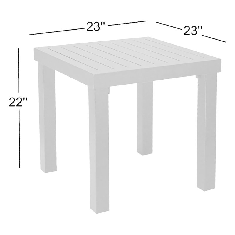 Monterey Outdoor Square Side Table