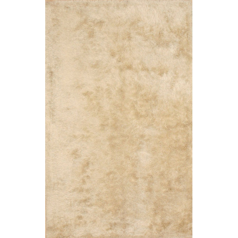Tapis ivoire touffeté à la main London, Rectangle 5 pi x 8 pi