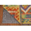 Tapis géométrique en laine réversible Kilim 4 x 6