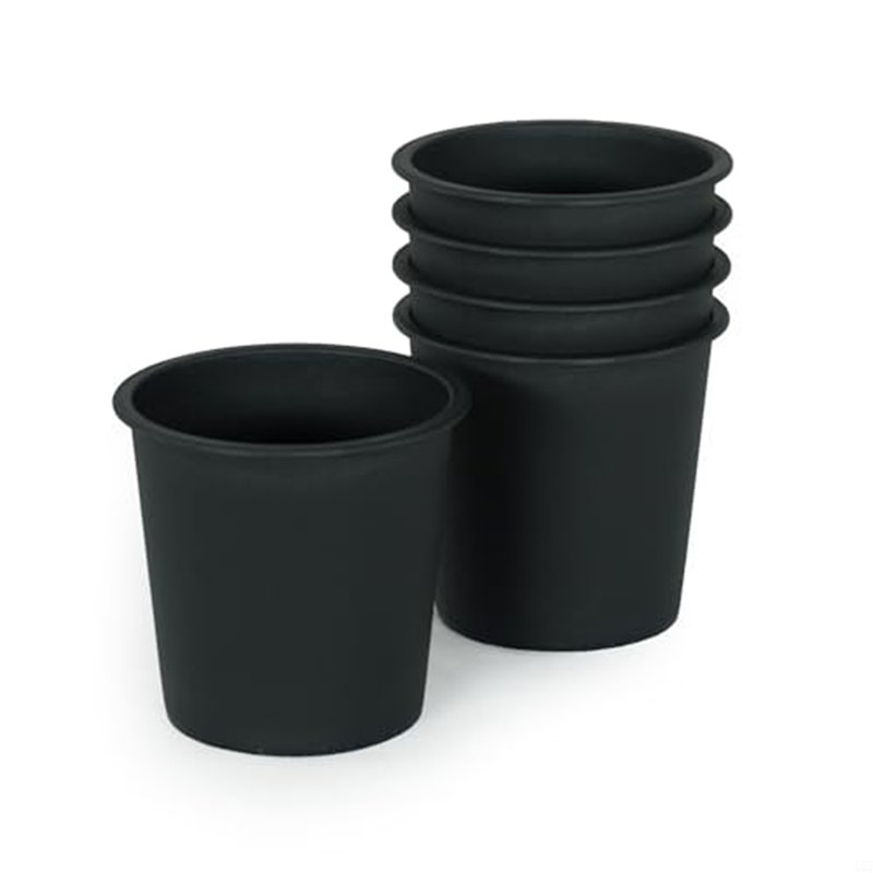 7.9" Round Nursery Plant Pot - Garden Plastic Pots With Drainage (5-Pack), H 4,7 po x l 5 po x P 5 po